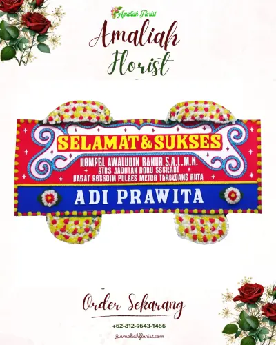 Karangan Bunga Ucapan Selamat mekar agung